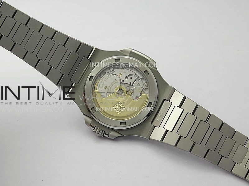 Nautilus 5711 1A SS DDF 1:1 Best Edition V2 SW Dial Blue Textured Dial On SS Bracelet Super Clone 324