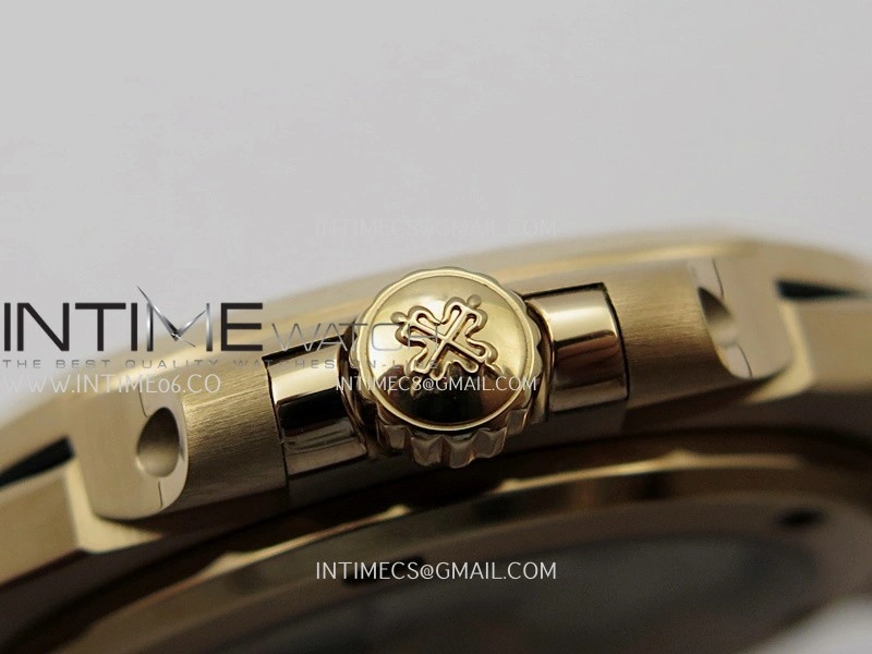 Nautilus 5711 Gain Weight DDF 1:1 Best Edition White Textured Dial On Brown Leather Strap Super Clone DD324