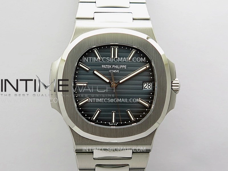 Nautilus 5711 1A SS DDF 1:1 Best Edition Old Version Blue Textured Dial On SS Bracelet Super Clone 330