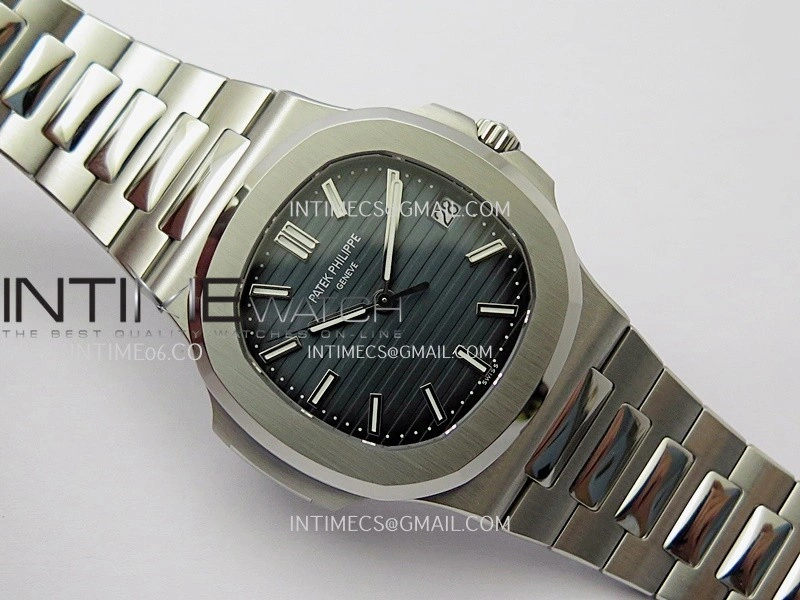 Nautilus 5711 1A SS DDF 1:1 Best Edition Old Version Blue Textured Dial On SS Bracelet Super Clone 330