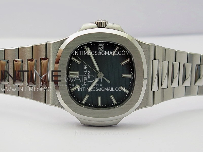Nautilus 5711 1A SS DDF 1:1 Best Edition Old Version Blue Textured Dial On SS Bracelet Super Clone 330
