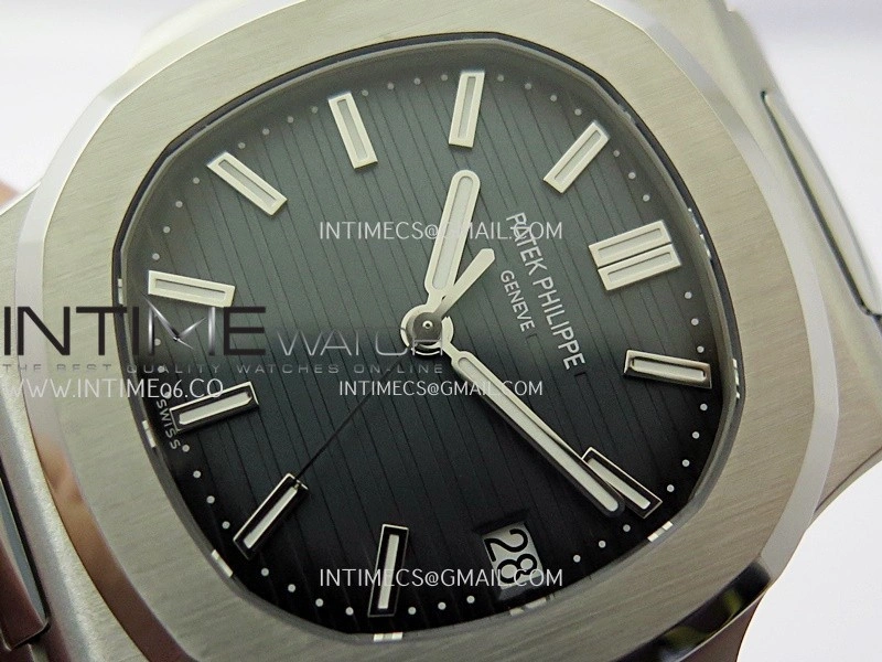 Nautilus 5711 1A SS DDF 1:1 Best Edition Old Version Blue Textured Dial On SS Bracelet Super Clone 330