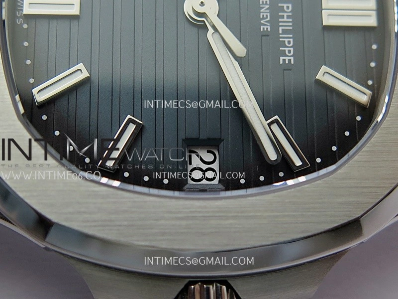 Nautilus 5711 1A SS DDF 1:1 Best Edition Old Version Blue Textured Dial On SS Bracelet Super Clone 330