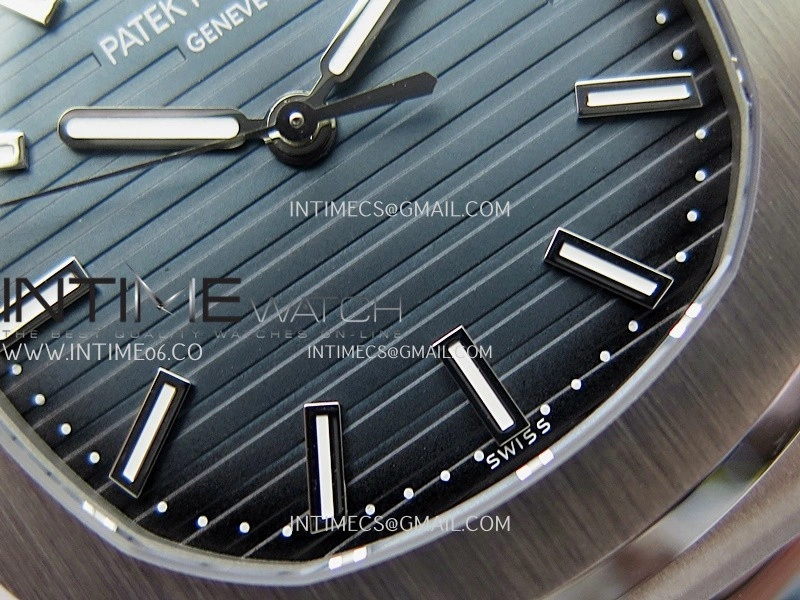 Nautilus 5711 1A SS DDF 1:1 Best Edition Old Version Blue Textured Dial On SS Bracelet Super Clone 330