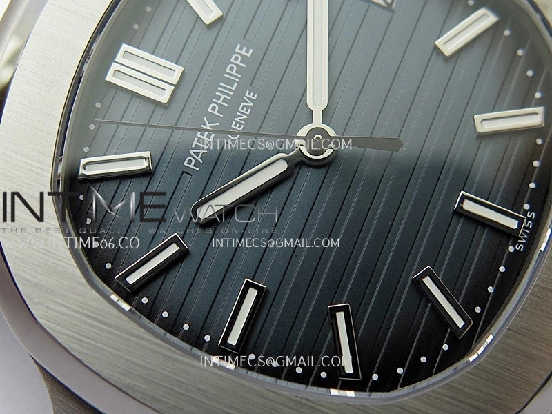 Nautilus 5711 1A SS DDF 1:1 Best Edition Old Version Blue Textured Dial On SS Bracelet Super Clone 330