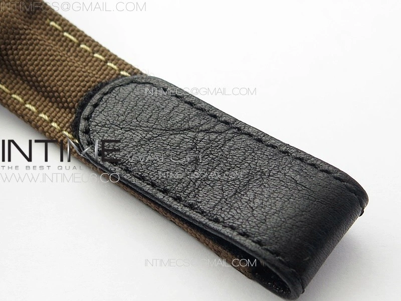 Daytona DIW Carbon DIWF Best Edition Gold Dial Arabic Markers on Brown Nylon Strap A7750