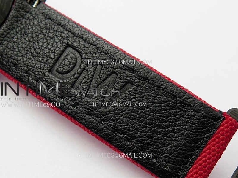 Daytona DIW Carbon Red Handset GETF Best Edition Skeleton Dial On Red Nylon Strap SA4130