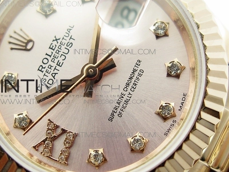 DateJust 28mm RG Bezel BP Best Edition RG Dial on RG Bracelet ETA2671