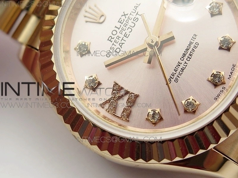 DateJust 28mm RG Bezel BP Best Edition RG Dial on RG Bracelet ETA2671