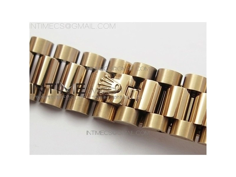 DateJust 28mm RG Diamond Bezel BP Best Edition Brown Dial on RG Bracelet ETA2671