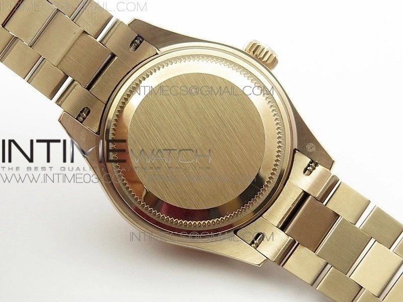DateJust 28mm RG Diamond Bezel BP Best Edition Brown Dial on RG Bracelet ETA2671