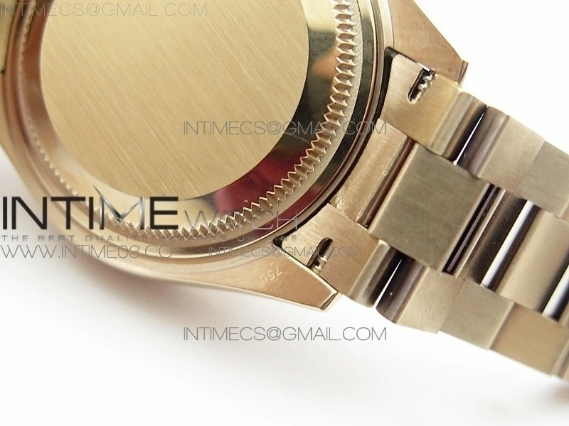 DateJust 28mm RG Diamond Bezel BP Best Edition Green Dial on RG Bracelet ETA2671