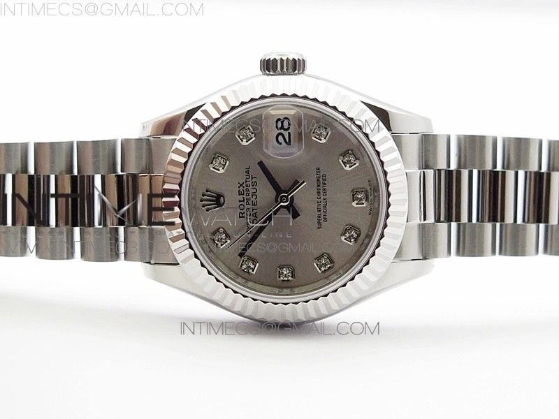 DateJust 28mm SS BP Best Edition Silver Dial on SS Bracelet ETA2671