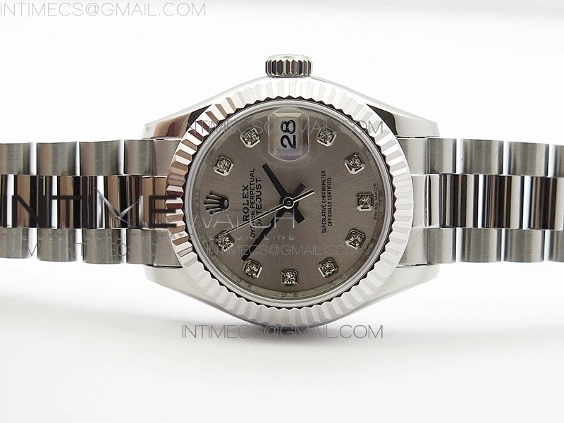 DateJust 28mm SS BP Best Edition Silver Dial on SS Bracelet ETA2671