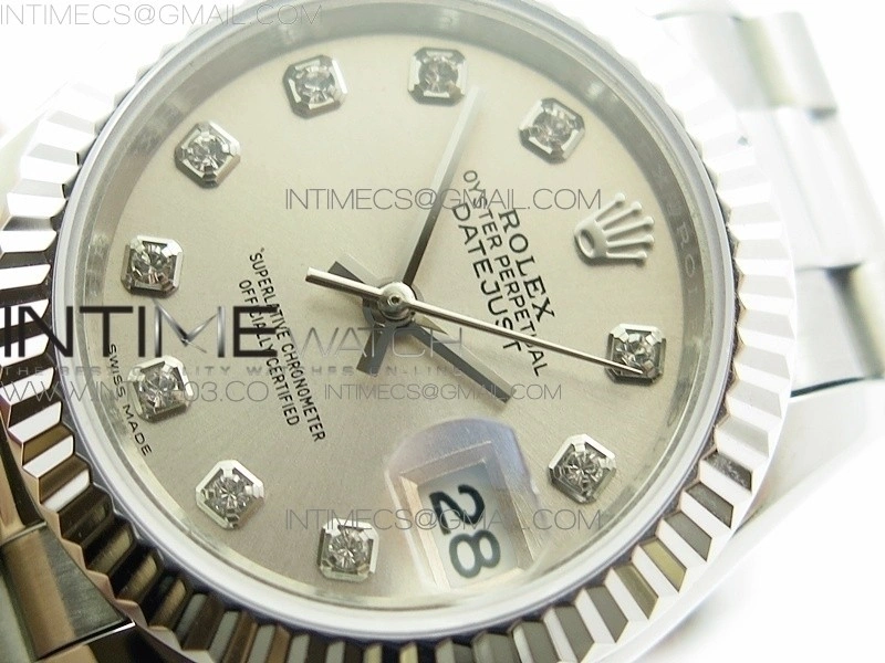 DateJust 28mm SS BP Best Edition Silver Dial on SS Bracelet ETA2671