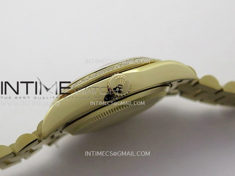 DateJust 31mm YG GMF Best Edition Red Ombre Dial On YG President Bracelet A2824