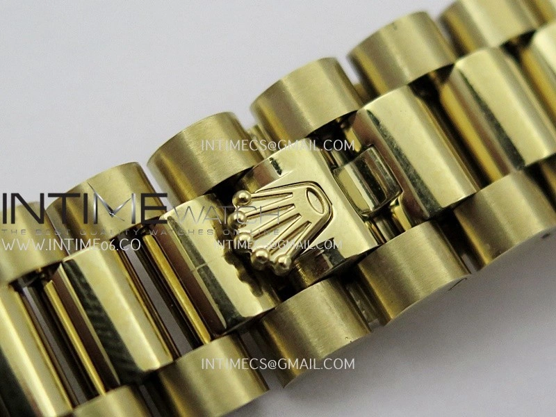 DateJust 31mm YG GMF Best Edition Red Ombre Dial On YG President Bracelet A2824