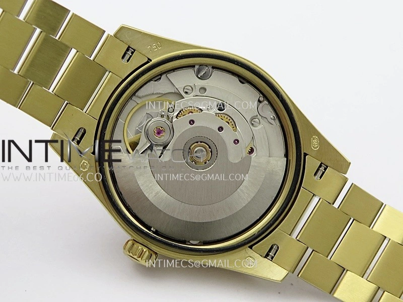 DateJust 31mm YG GMF Best Edition Red Ombre Dial On YG President Bracelet A2824