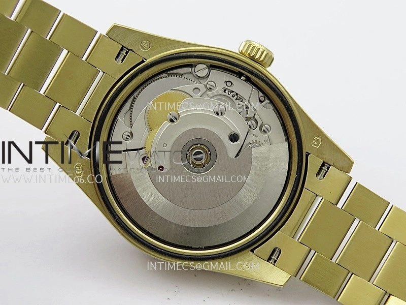 DateJust 31mm YG GMF Best Edition Red Ombre Dial On YG President Bracelet A2824