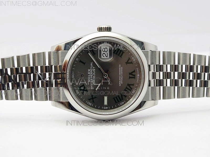 DateJust 36 SS 126200 BP 1:1 Best Edition Gray Dial on Jubilee Bracelet