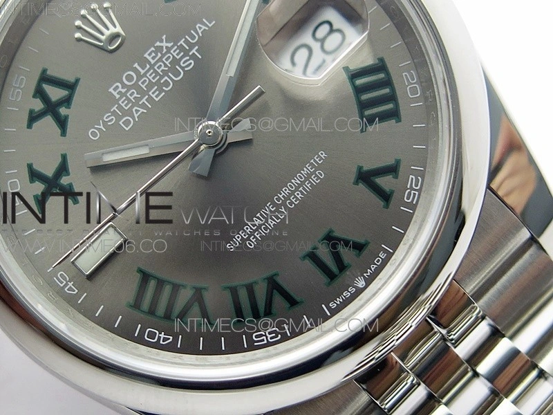 DateJust 36 SS 126200 BP 1:1 Best Edition Gray Dial on Jubilee Bracelet