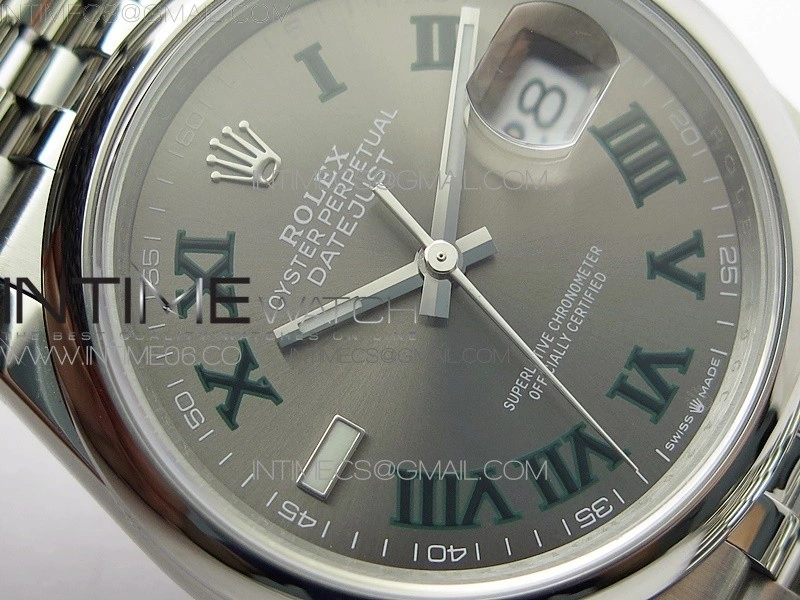 DateJust 36 SS 126200 BP 1:1 Best Edition Gray Dial on Jubilee Bracelet