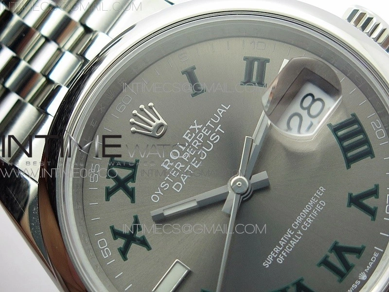 DateJust 36 SS 126200 BP 1:1 Best Edition Gray Dial on Jubilee Bracelet
