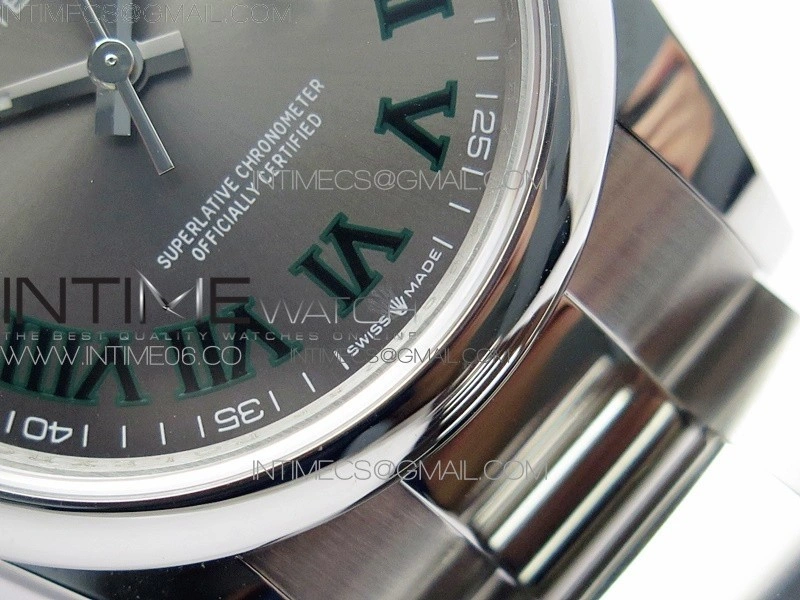 DateJust 36 SS 126200 BP 1:1 Best Edition Gray Dial on Oyster Bracelet