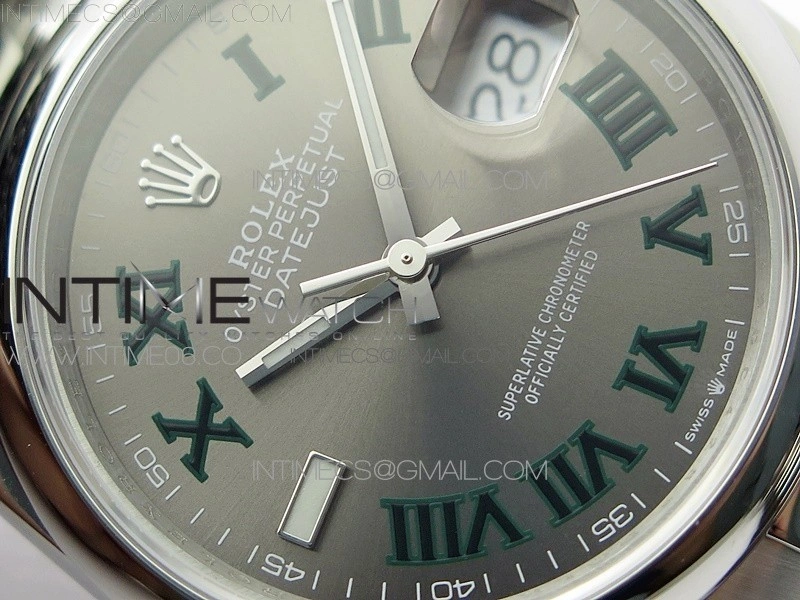 DateJust 36 SS 126200 BP 1:1 Best Edition Gray Dial on Oyster Bracelet
