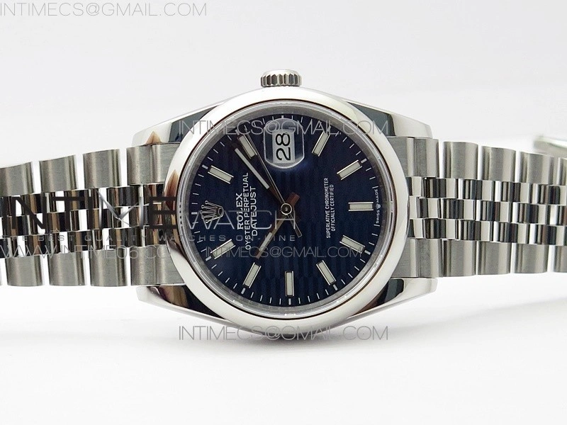 DateJust 36 SS 126200 BP 1:1 Best Edition New Blue Dial on Jubilee Bracelet