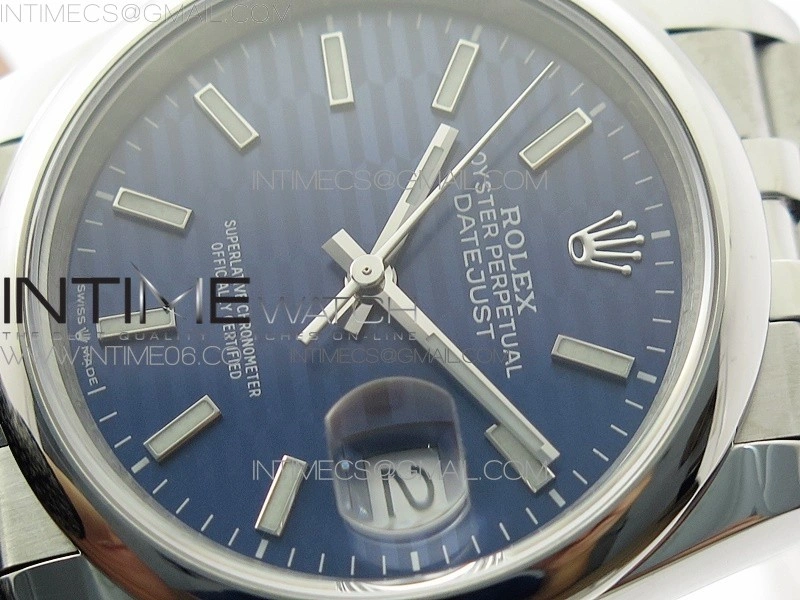 DateJust 36 SS 126200 BP 1:1 Best Edition New Blue Dial on Jubilee Bracelet