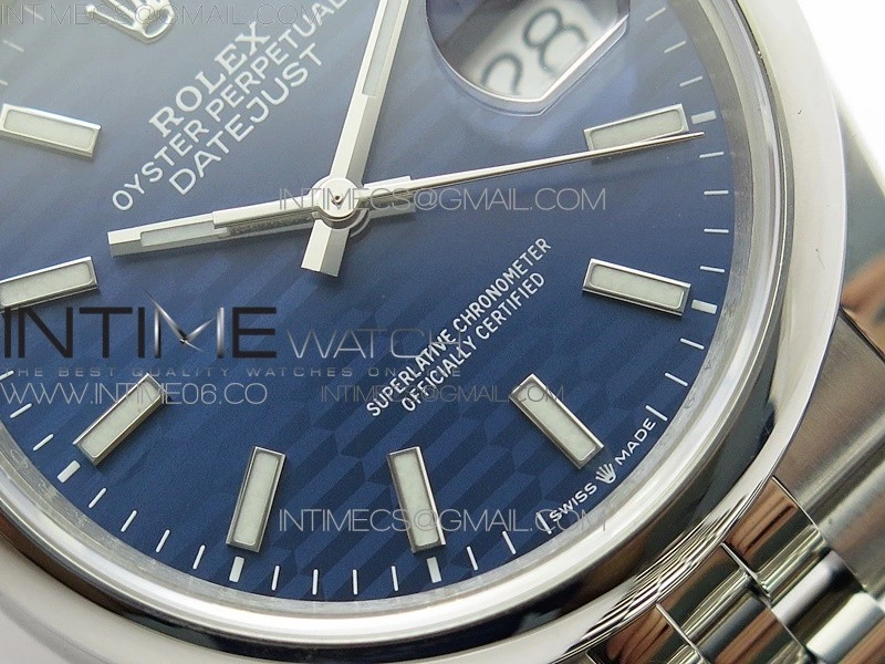DateJust 36 SS 126200 BP 1:1 Best Edition New Blue Dial on Jubilee Bracelet
