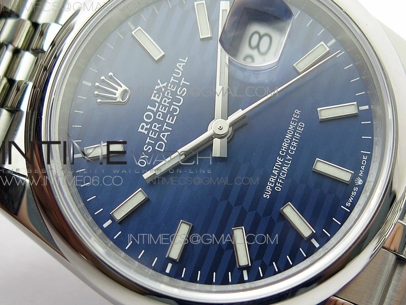 DateJust 36 SS 126200 BP 1:1 Best Edition New Blue Dial on Jubilee Bracelet