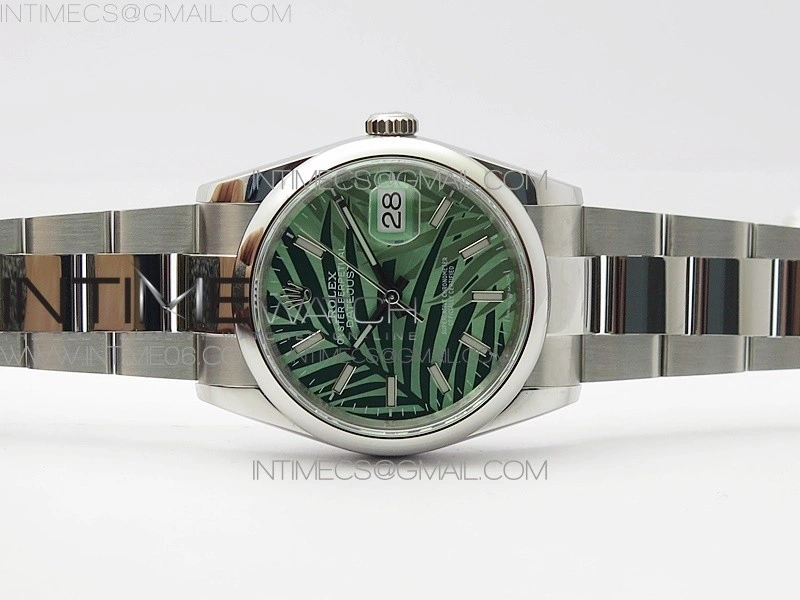 DateJust 36 SS 126200 BP 1:1 Best Edition New Green Dial on Oyster Bracelet