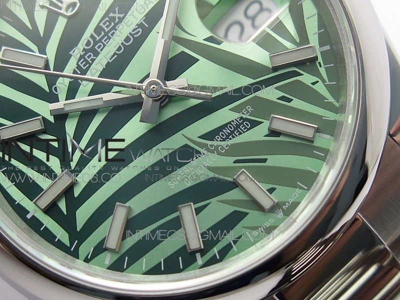 DateJust 36 SS 126200 BP 1:1 Best Edition New Green Dial on Oyster Bracelet