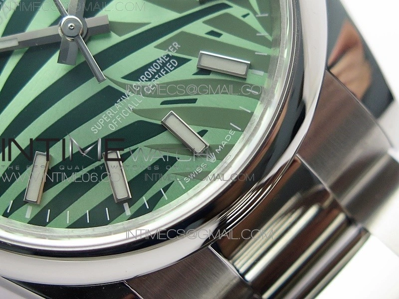 DateJust 36 SS 126200 BP 1:1 Best Edition New Green Dial on Oyster Bracelet