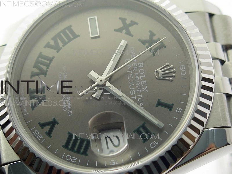 DateJust 36 SS 126234 BP 1:1 Best Edition Gray Dial on Jubilee Bracelet