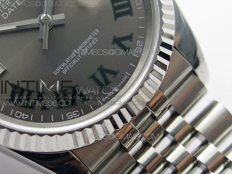 DateJust 36 SS 126234 BP 1:1 Best Edition Gray Dial on Jubilee Bracelet