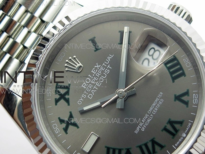 DateJust 36 SS 126234 BP 1:1 Best Edition Gray Dial on Jubilee Bracelet