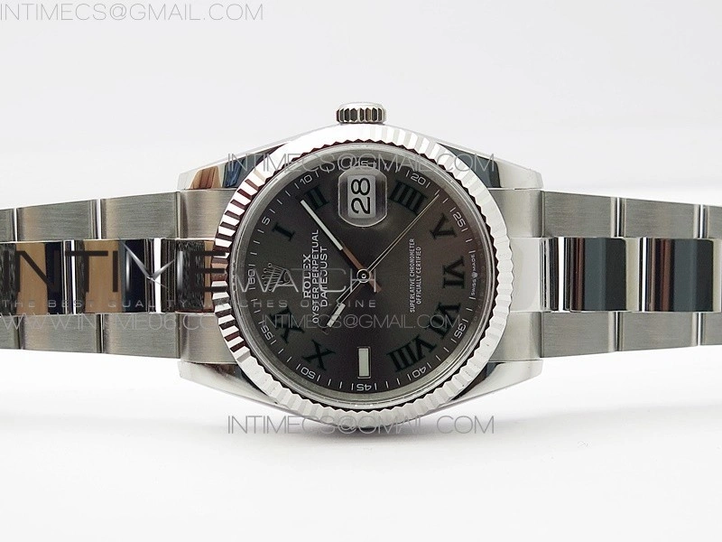 DateJust 36 SS 126234 BP 1:1 Best Edition Gray Dial on Oyster Bracelet