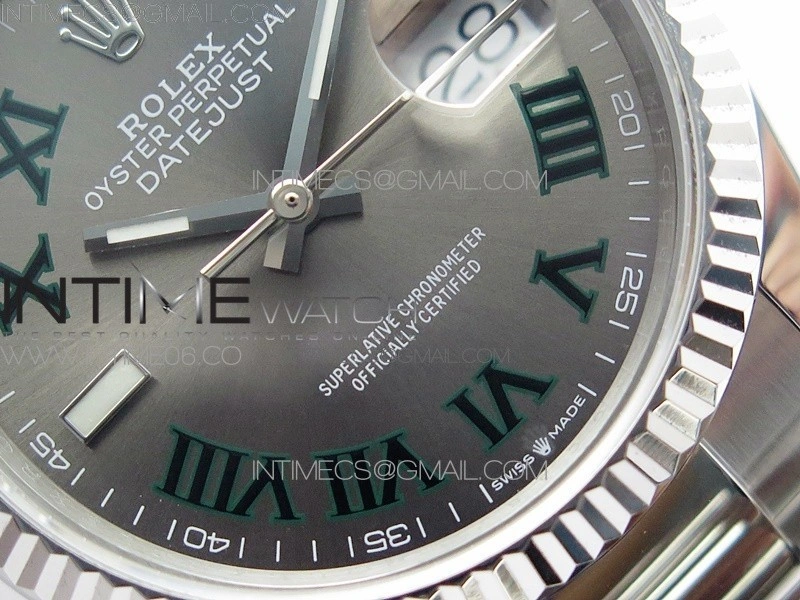 DateJust 36 SS 126234 BP 1:1 Best Edition Gray Dial on Oyster Bracelet