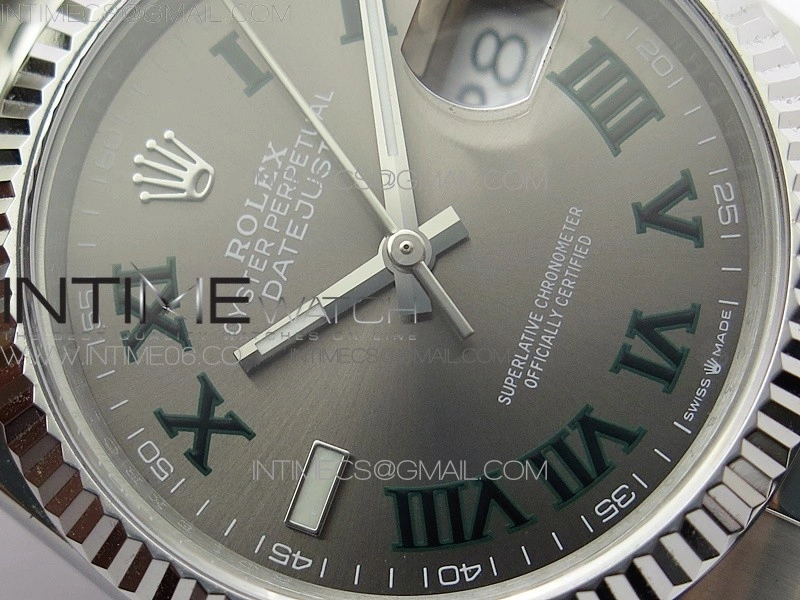DateJust 36 SS 126234 BP 1:1 Best Edition Gray Dial on Oyster Bracelet