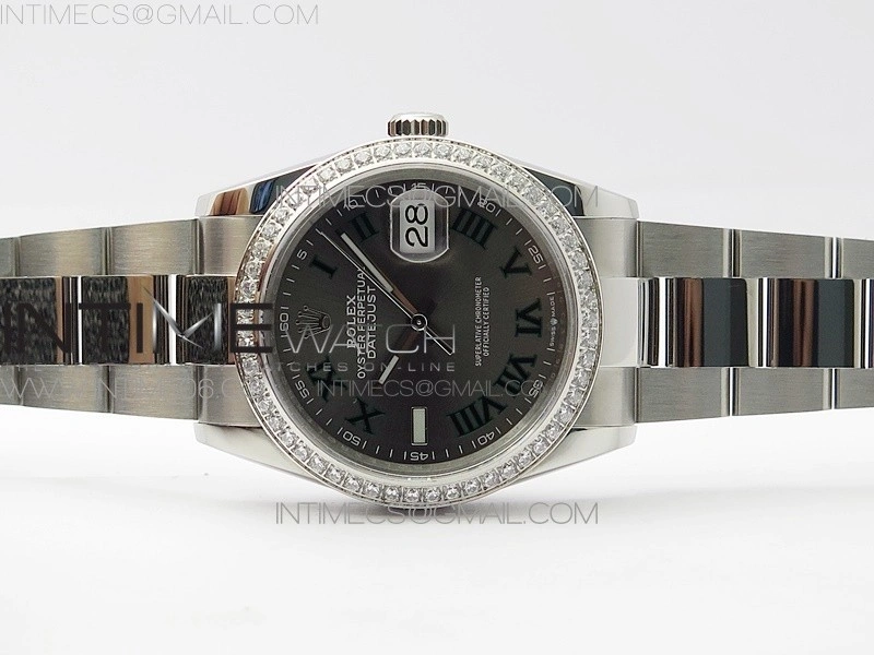DateJust 36 SS 126234 BP 1:1 Best Edition Gray Dial on Oyster Bracelet
