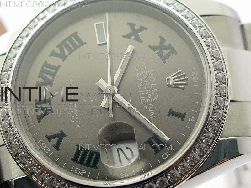 DateJust 36 SS 126234 BP 1:1 Best Edition Gray Dial on Oyster Bracelet