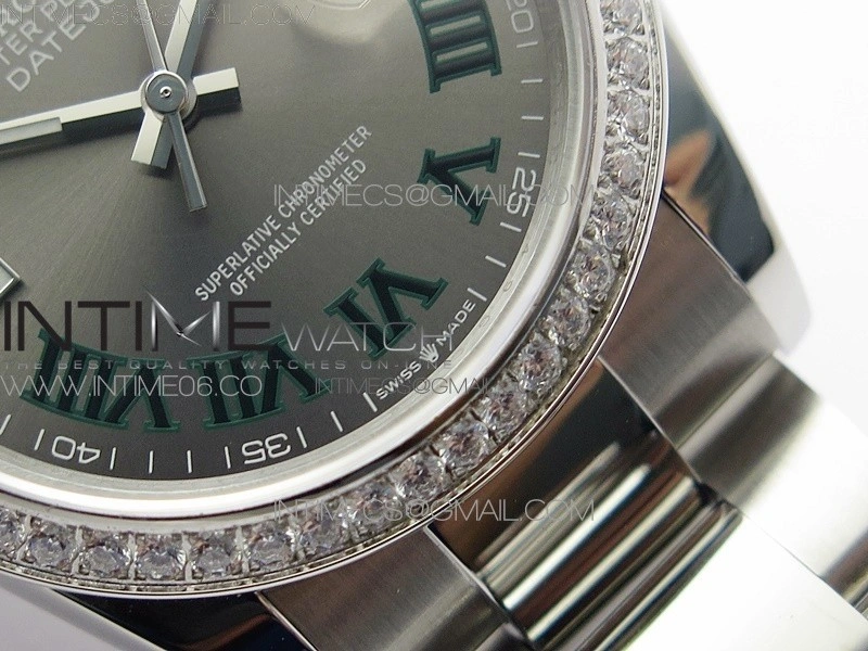DateJust 36 SS 126234 BP 1:1 Best Edition Gray Dial on Oyster Bracelet
