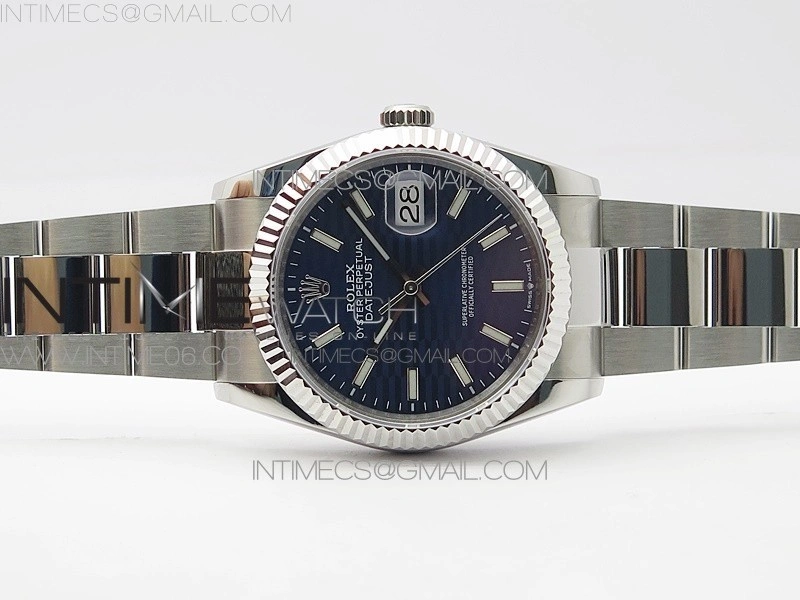 DateJust 36 SS 126234 BP 1:1 Best Edition New Blue Dial on Oyster Bracelet