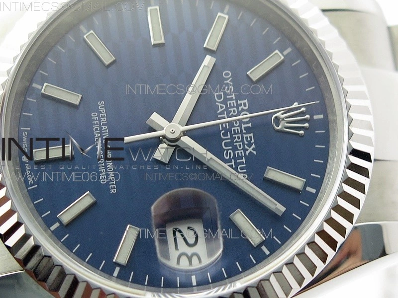 DateJust 36 SS 126234 BP 1:1 Best Edition New Blue Dial on Oyster Bracelet