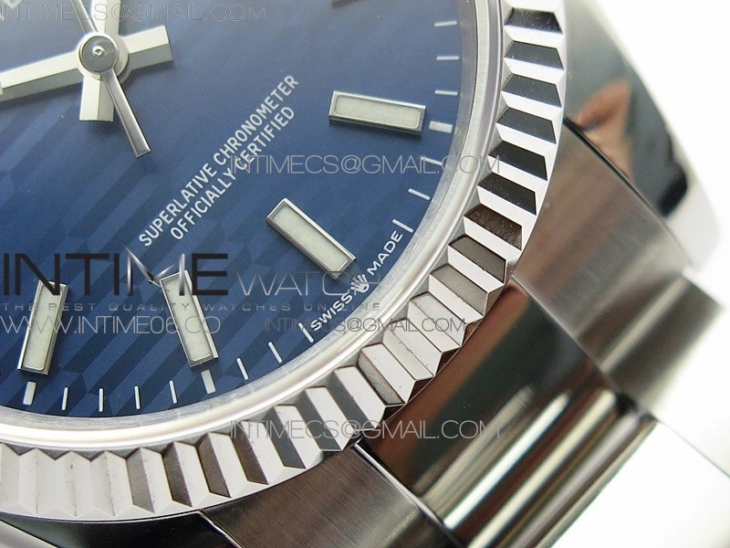 DateJust 36 SS 126234 BP 1:1 Best Edition New Blue Dial on Oyster Bracelet