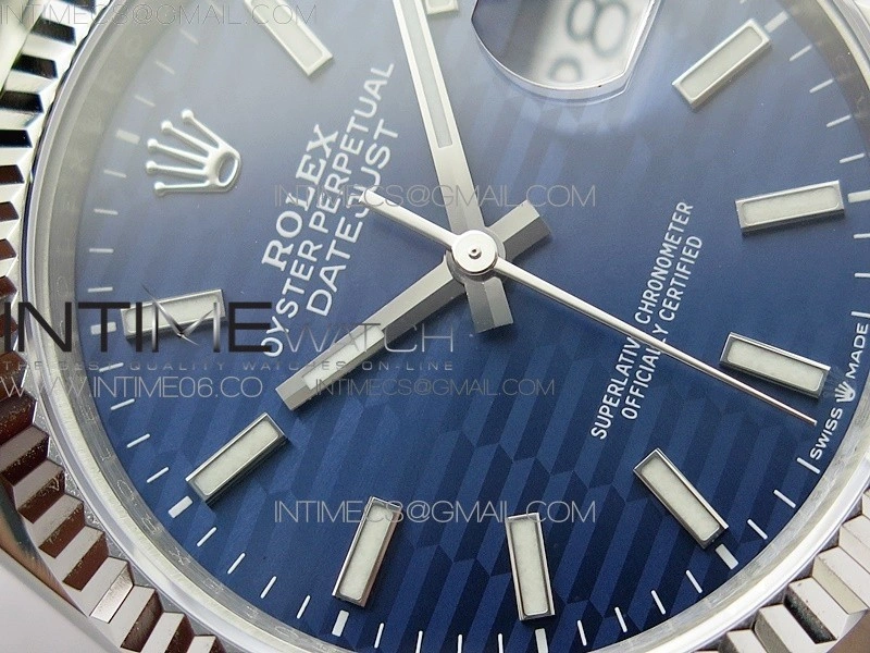 DateJust 36 SS 126234 BP 1:1 Best Edition New Blue Dial on Oyster Bracelet