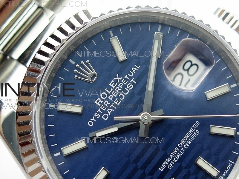 DateJust 36 SS 126234 BP 1:1 Best Edition New Blue Dial on Oyster Bracelet